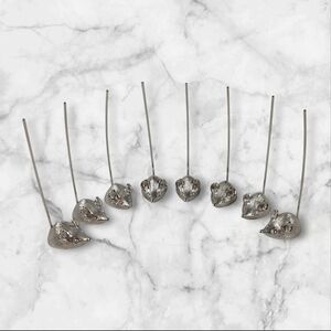 Vintage Napier Cheese Mice Hors D'oeuvres Servers Charcuterie Set of 8